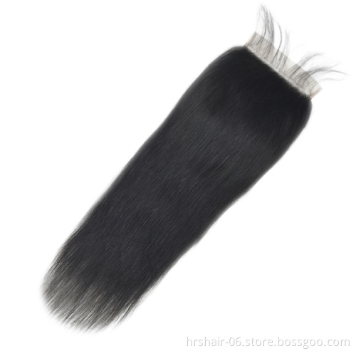 large stock wig vendor Indian virgin hair natural black straight 5x5 closure